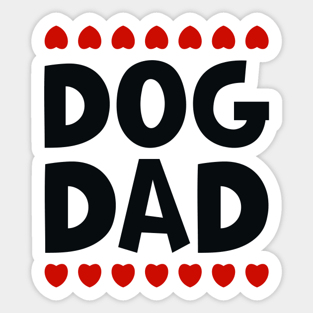 Dog Dad Sticker by colorsplash